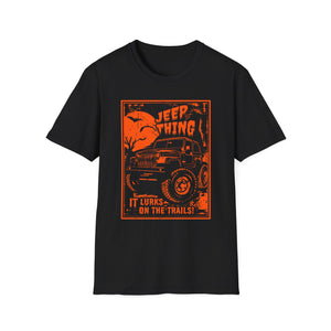 Jeep Thing Orange Movie Poster Tee Shirt