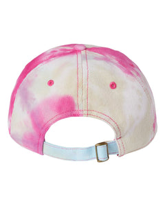 Tie-dye Curved Bill Ball Cap with Adjustable Strap