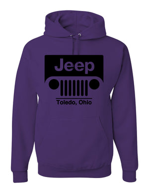 Black Jeep Toledo Logo Hooded Sweatshirt