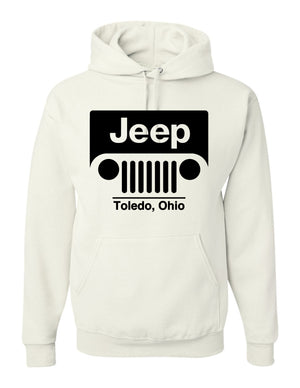 Black Jeep Toledo Logo Hooded Sweatshirt