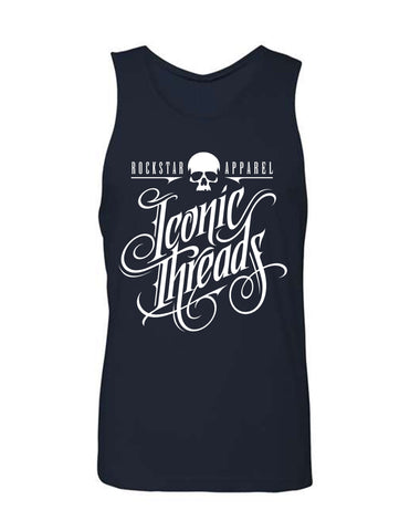 Iconic Threads Navy Muscle Tank *PREORDER*