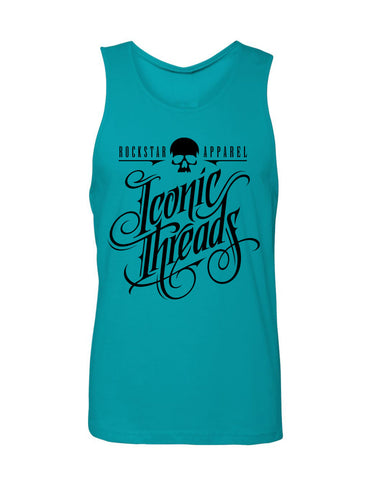 Iconic Threads Wave Blue Muscle Tank *PREORDER*