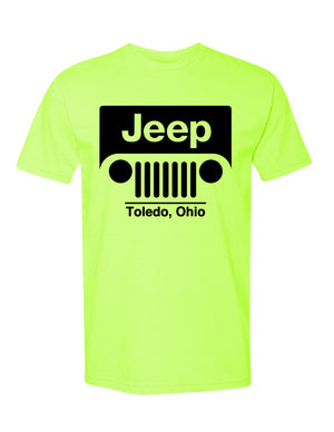 Black Jeep Toledo Logo Unisex Short Sleeve Tee