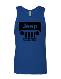 Black Jeep Toledo Logo Men's Tank