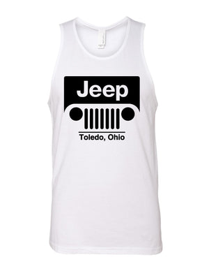 Black Jeep Toledo Logo Men's Tank